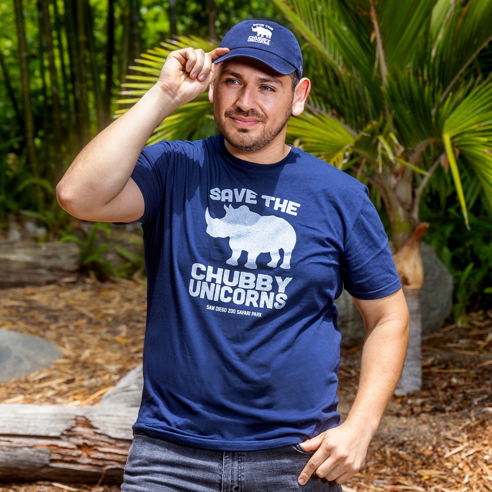 Save The Chubby Unicorns Baseball Cap - Navy