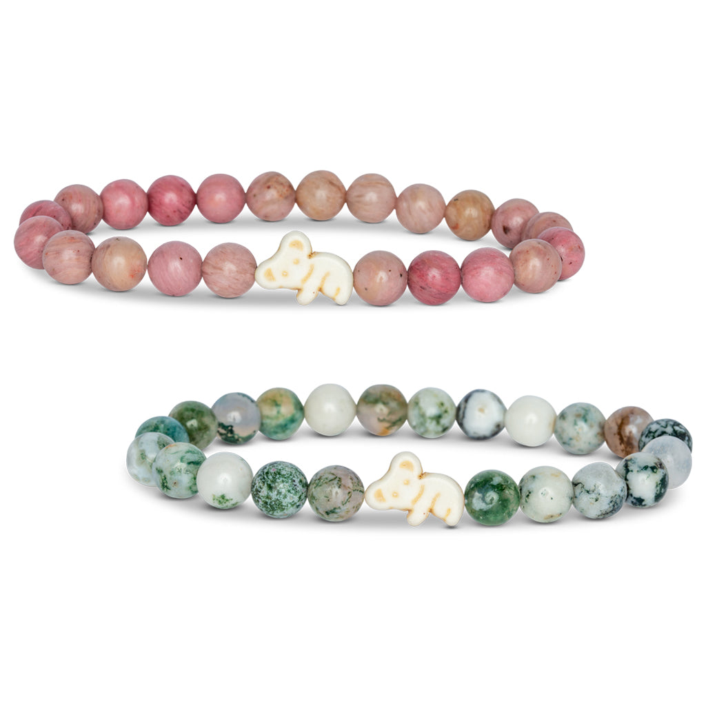 Koala SDZWA | Fahlo Tracking Bracelet Wildflower Pink or Eucalyptus Green