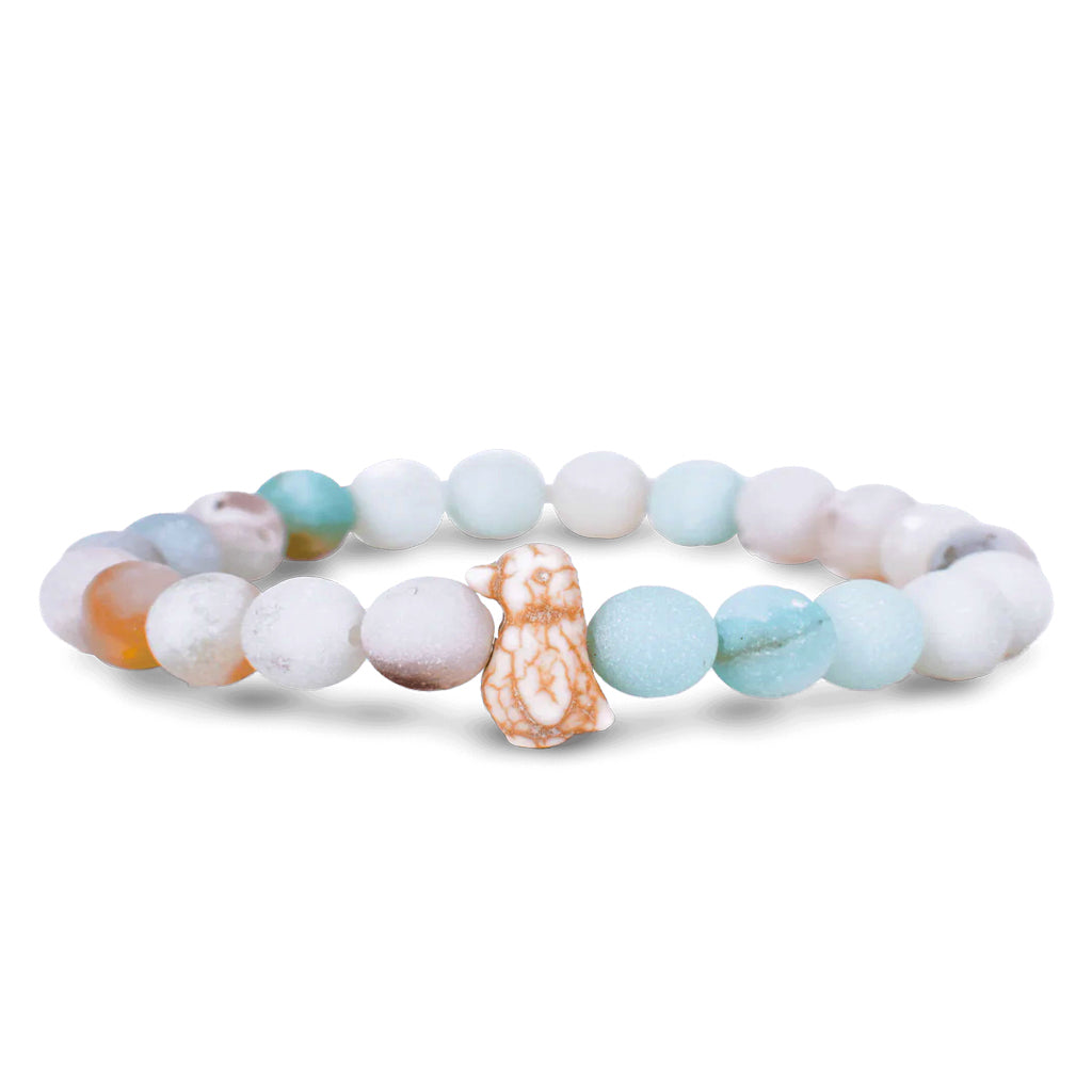 FAHLO PENGUIN TRACKING BRACELET SKY STONE