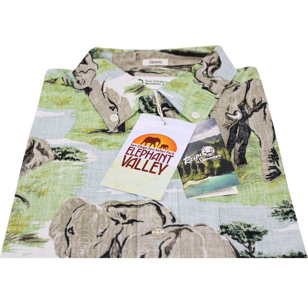 SDZWA x Reyn Spooner Elephant Valley Camp Shirt