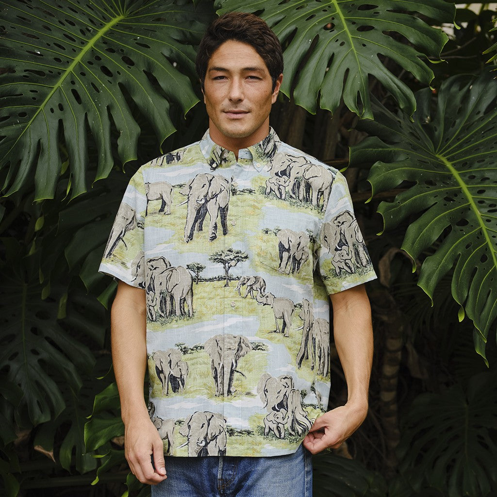 SDZWA x Reyn Spooner Elephant Valley Camp Shirt
