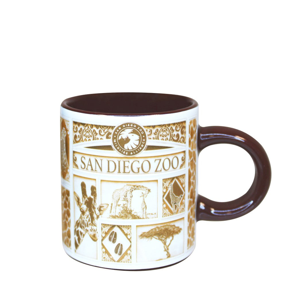 Delft-Style Giraffe Espresso Cup