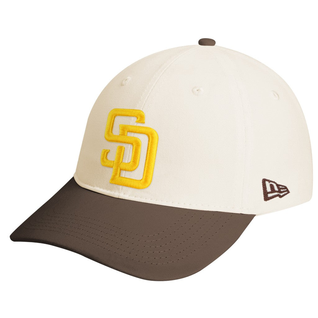 SDZWA x San Diego Padres 9FORTY Baseball Cap - Cream & Brown