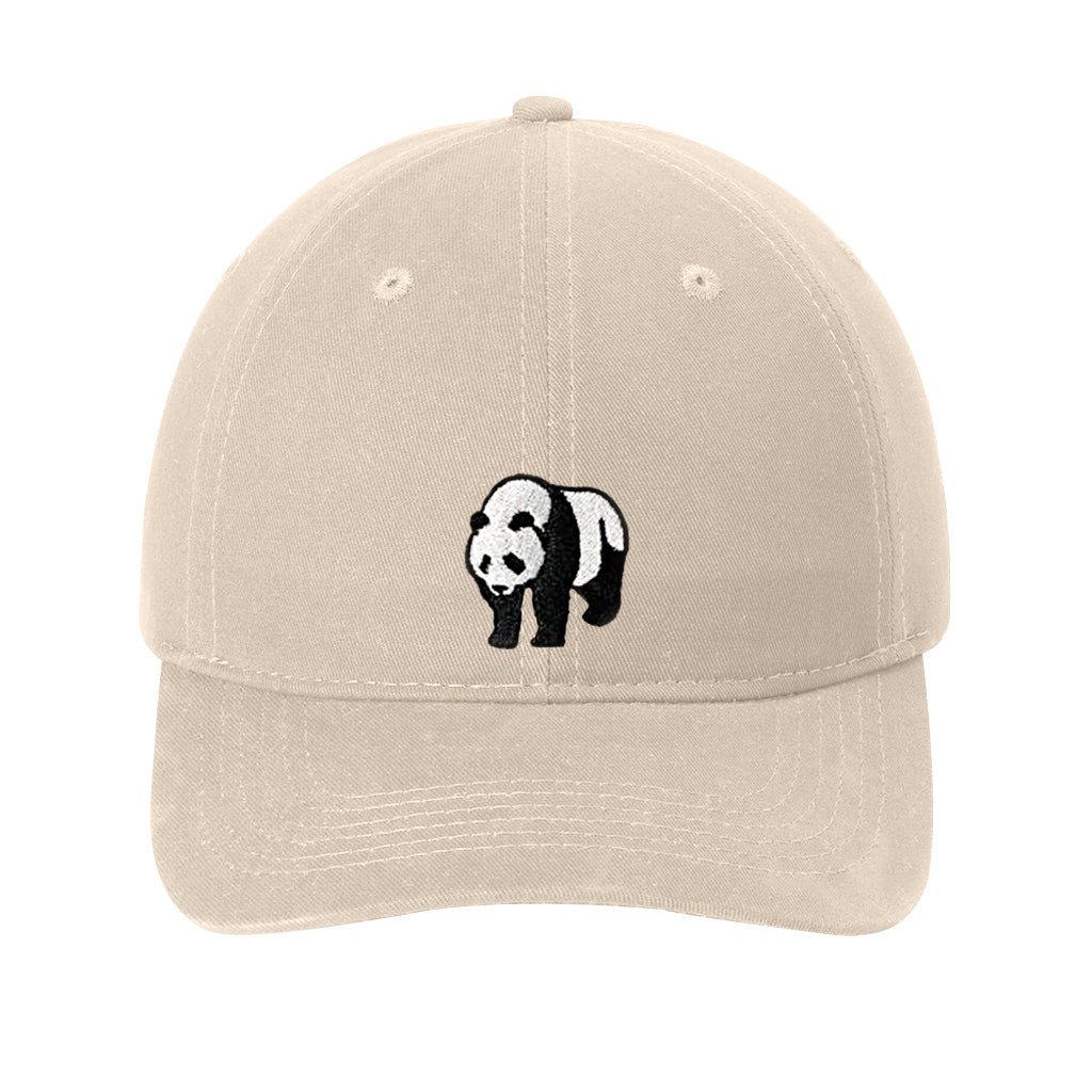 PANDA ICON BASEBALL HAT CAP SAND