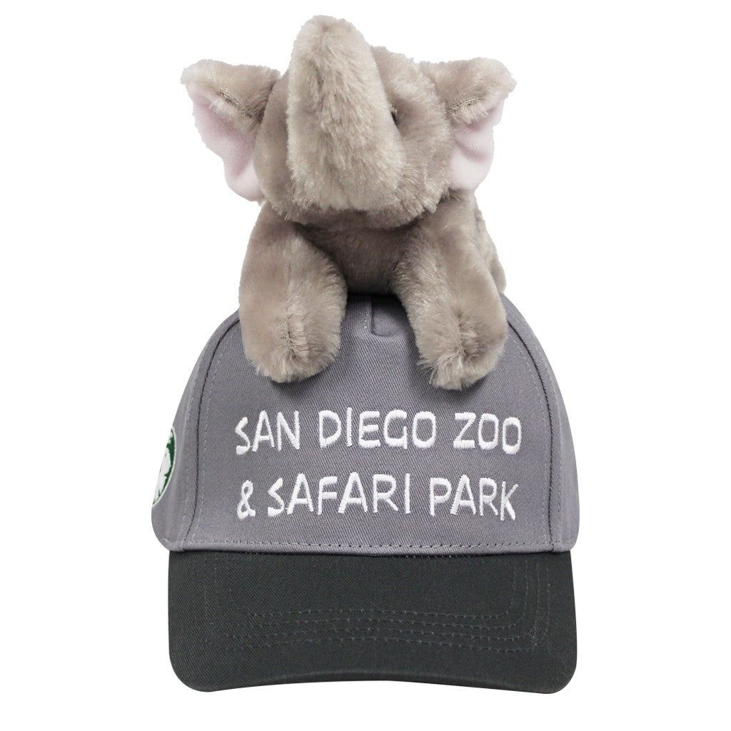 Elephant Plush Kids Baseball Cap
