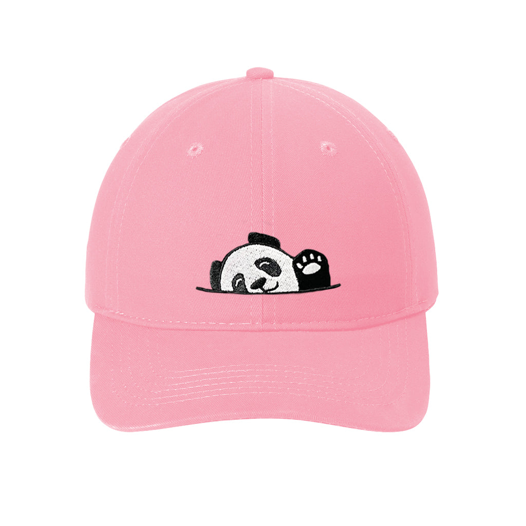 KIDS PINK PANDA HI WAVE BASEBALL CAP HAT