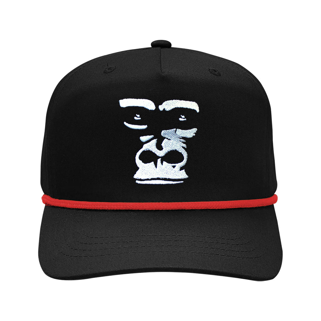 GORILLA SHADOW RED CORD BASEBALL HAT CAP MID CROWN 5 PANEL SNAPBACK