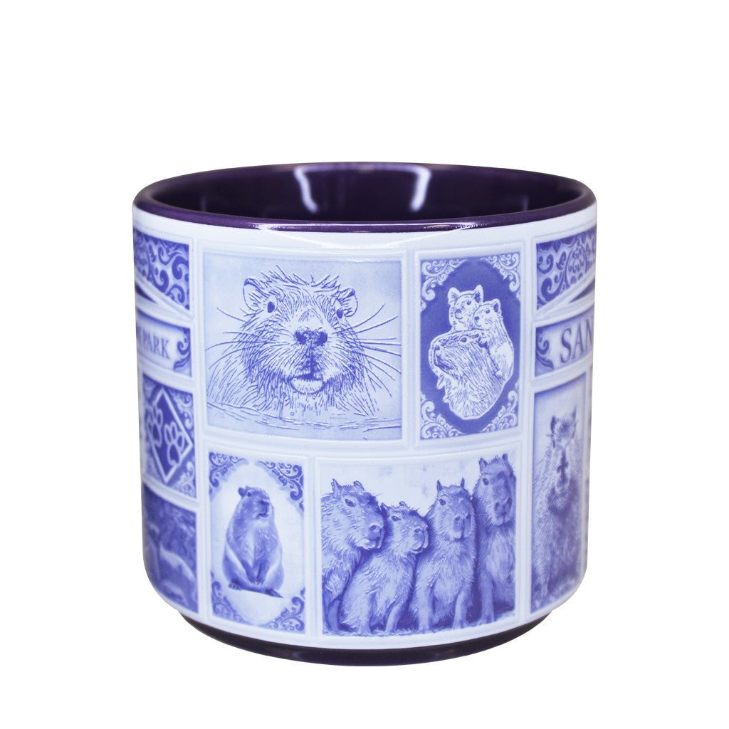 Delft-Style Capybara Mug