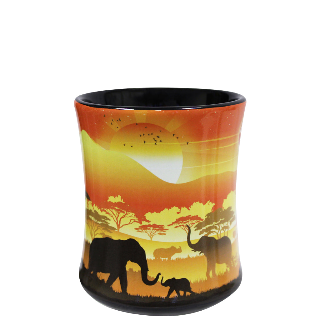Elephant Savanna Embossed Mug