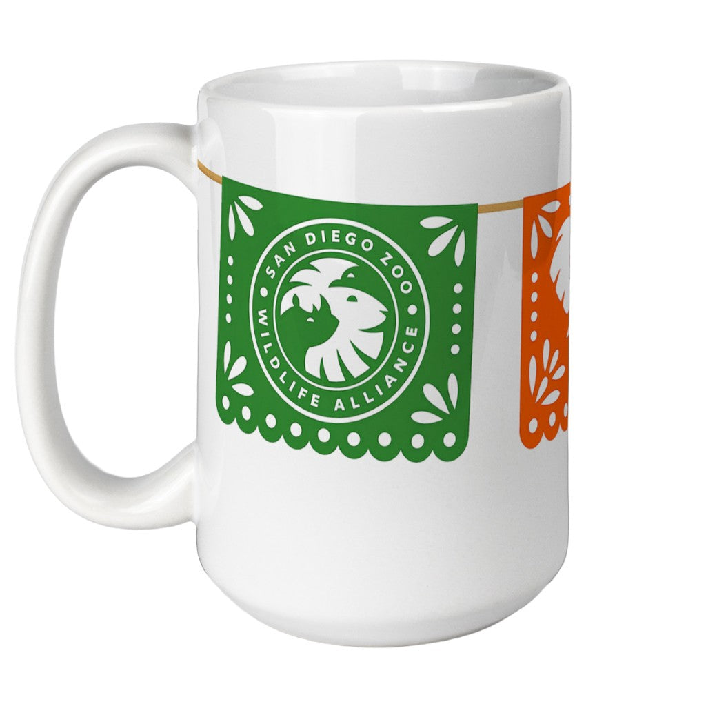 Papel Picado Wildlife Flag Mug