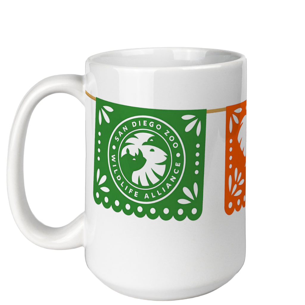 Papel Picado Wildlife Flag Mug