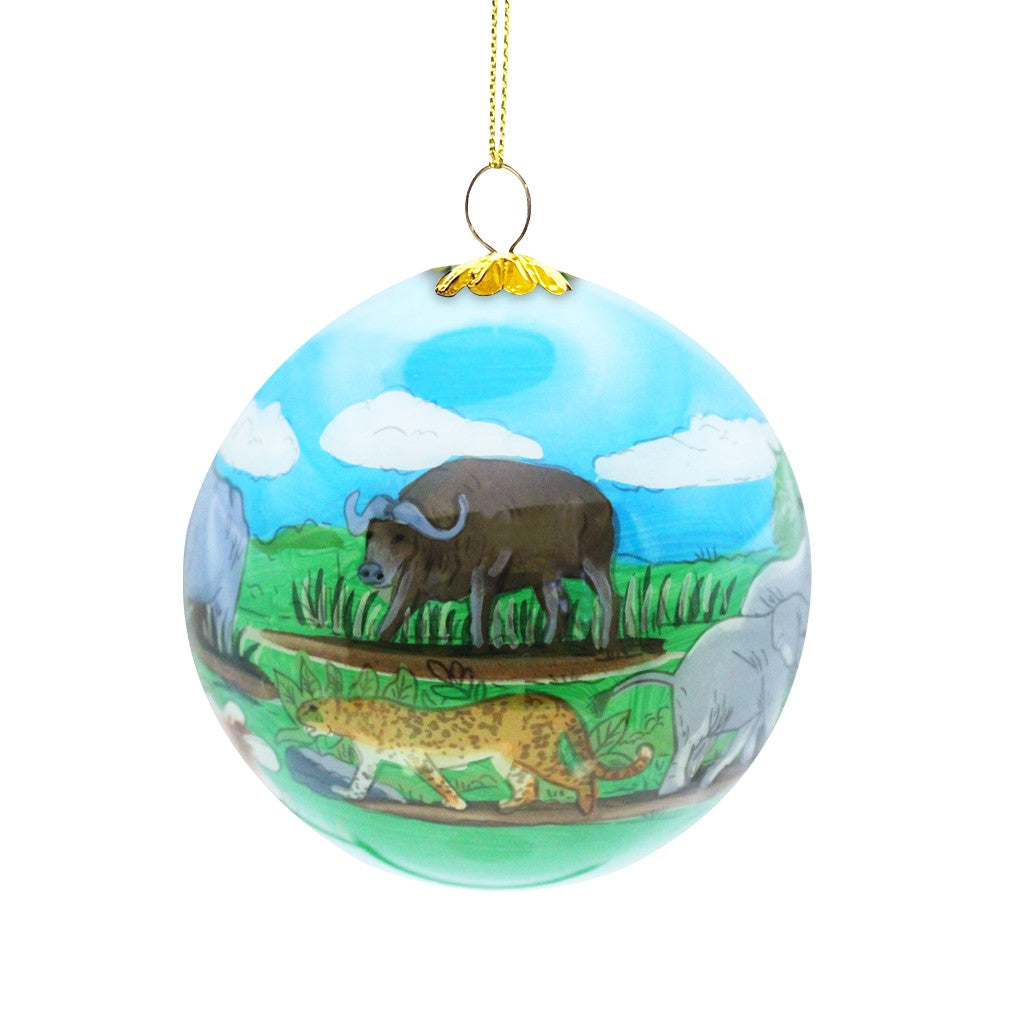 Hand-Painted Big 5 Ornament