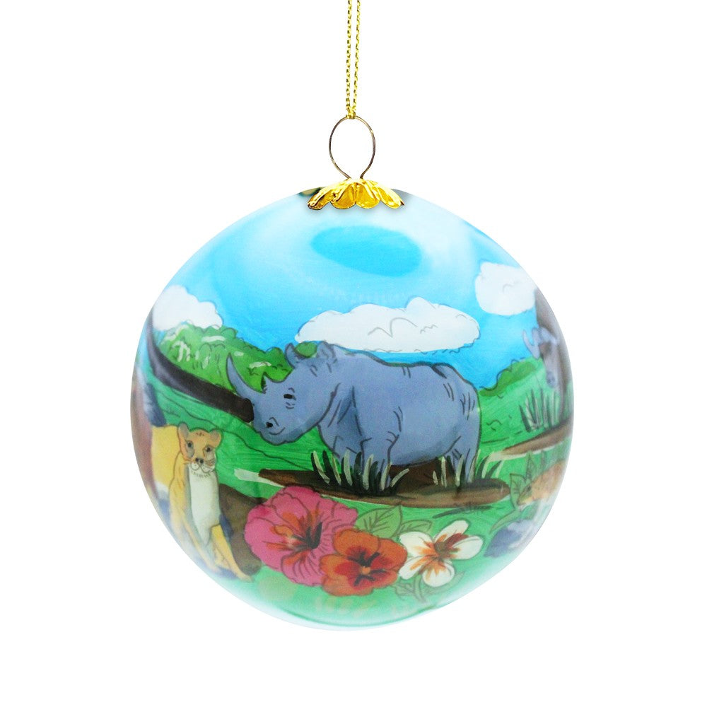 Hand-Painted Big 5 Ornament