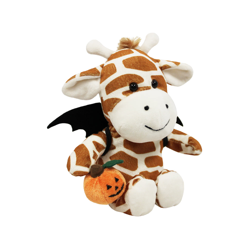 Spooky Giraffe Plush with Bat Wings
