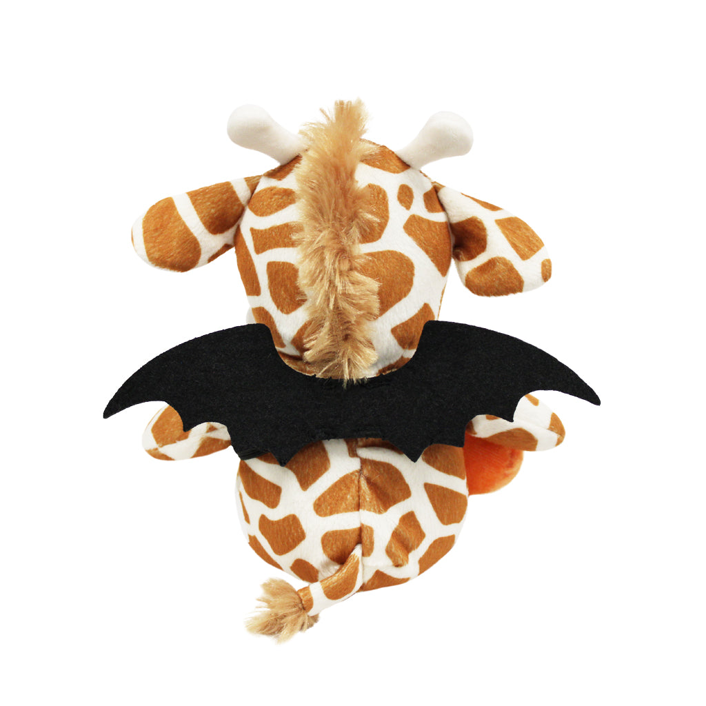 Spooky Giraffe Plush with Bat Wings