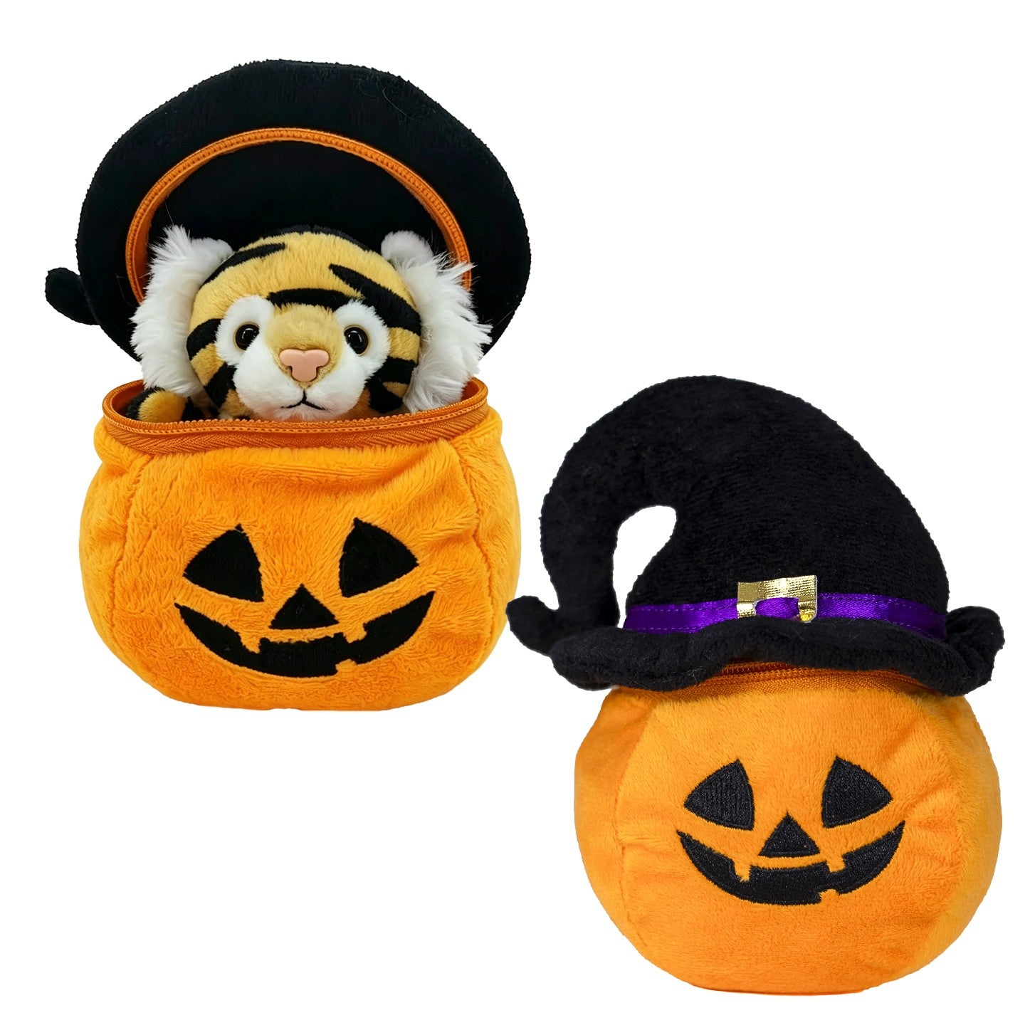 Witchy Tiger Pumpkin Plushy