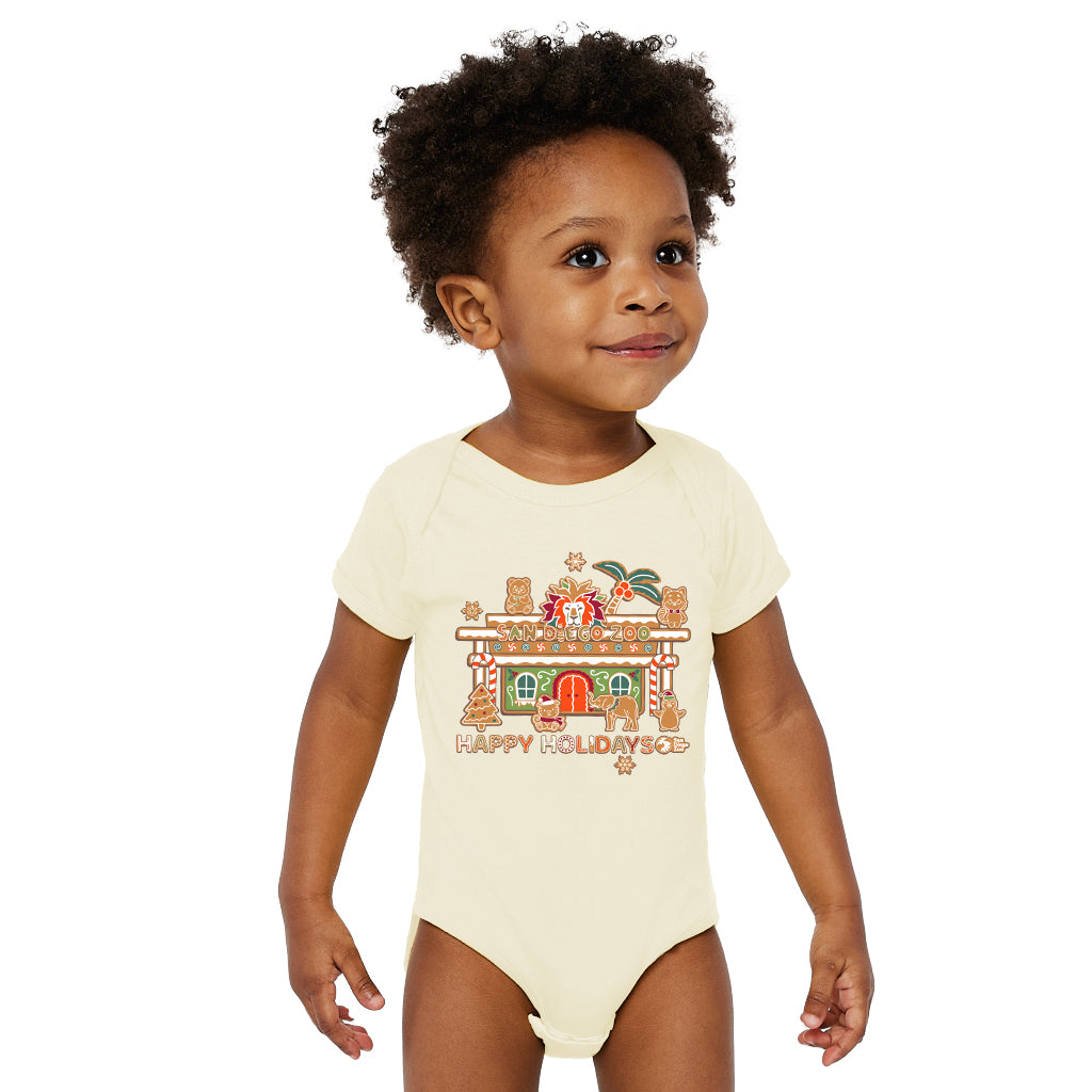 Gingerbread Entrance Baby Romper