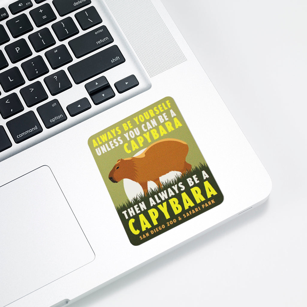 Be A Capybara Sticker