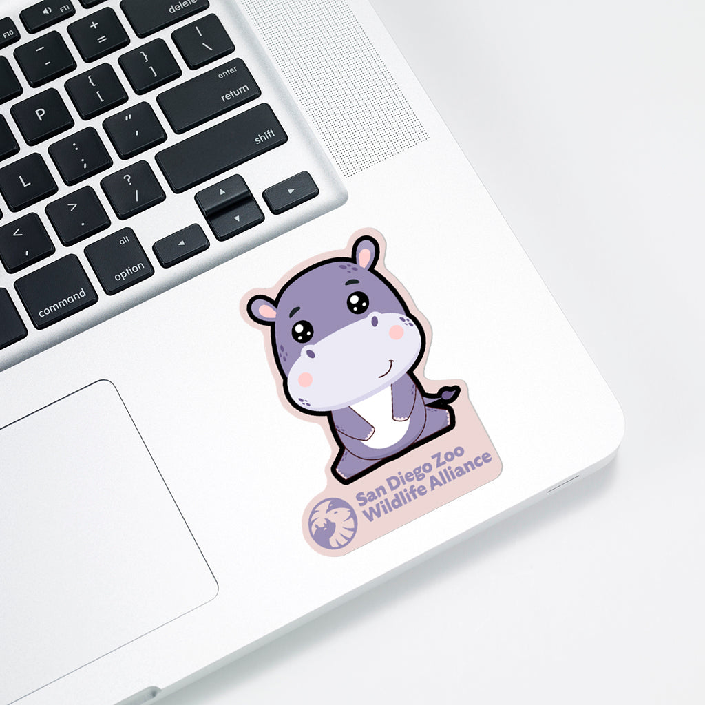 Cute Hippo Sticker