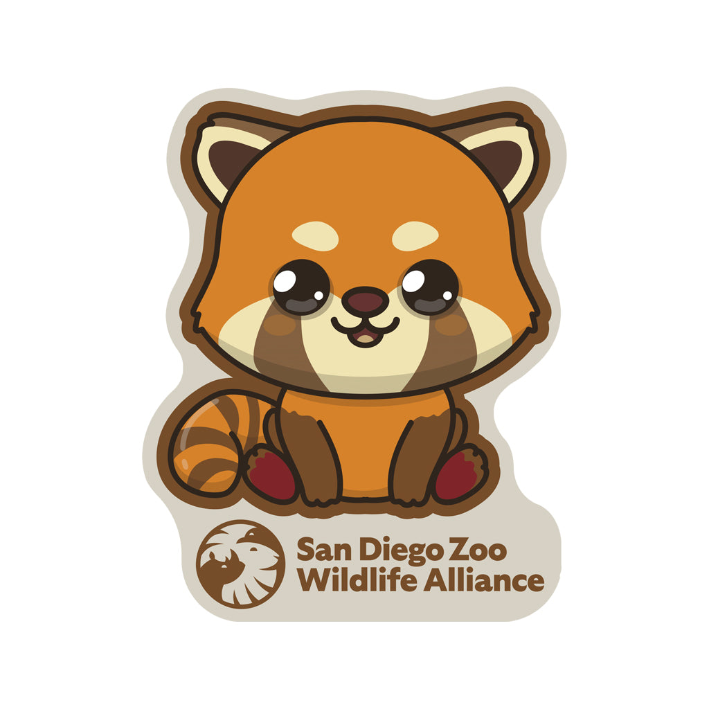 CUTE RED PANDA STICKER DECAL SDZWA