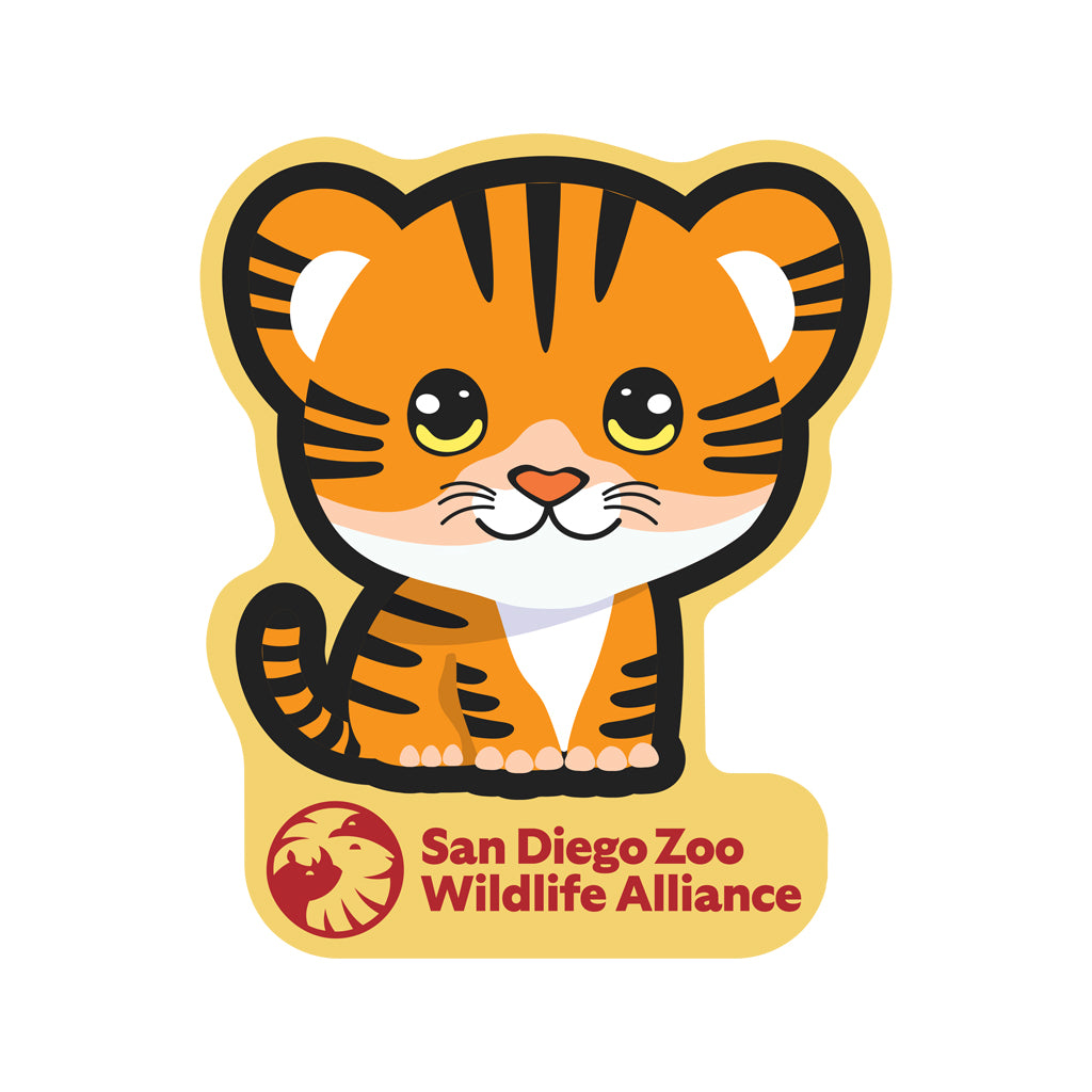 CUTE TIGER STICKER DECAL SDZWA