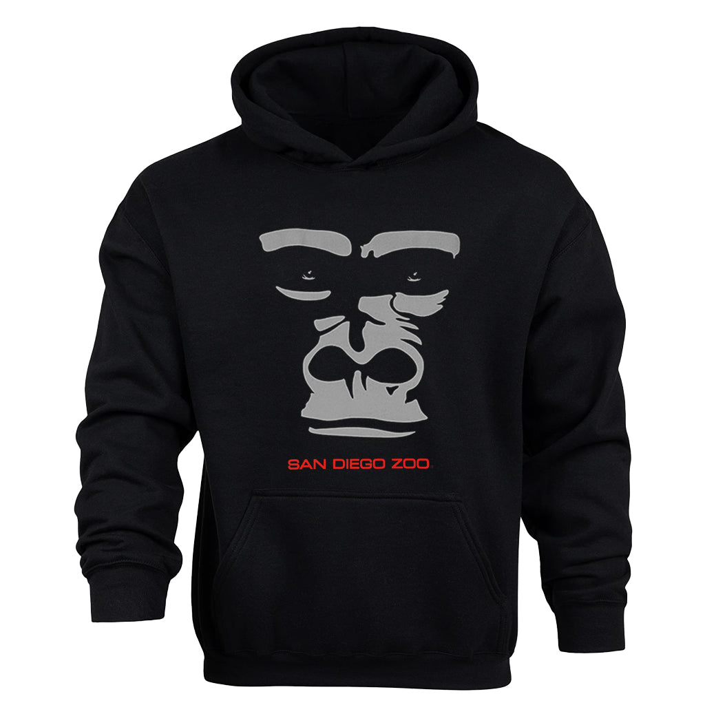 BLACK SWEATSHIRT KIDS HOODIE PULLOVER GORILLA SHADOW