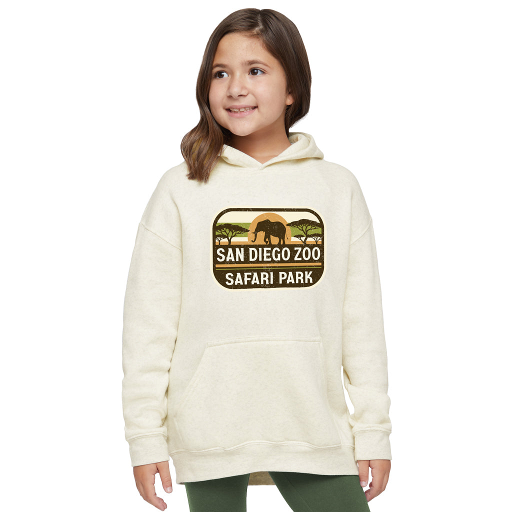Horizon Elephant Kids Hooded Sweatshirt