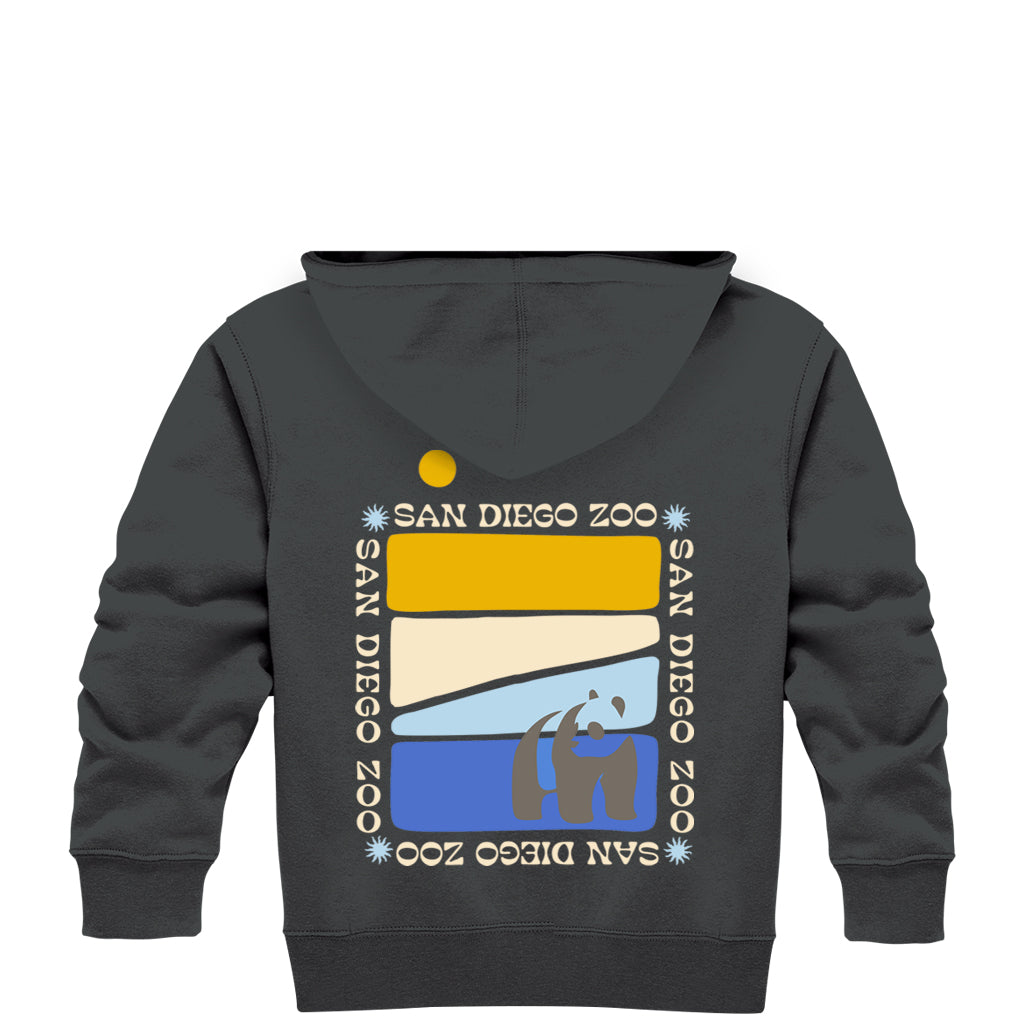 Panda Good Vibes Kids Hooded Sweatshirt