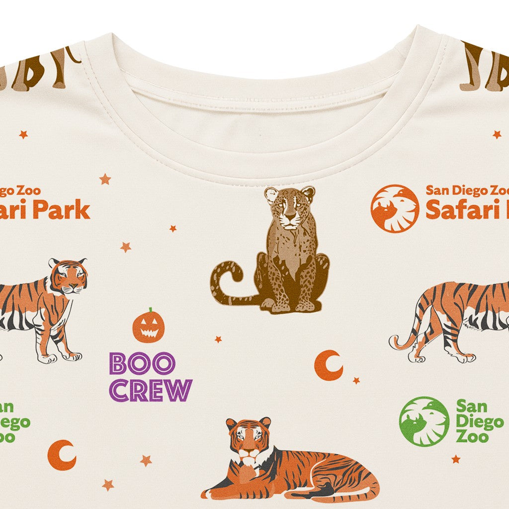 Boo Crew Cats Halloween Pajamas - Ladies Top