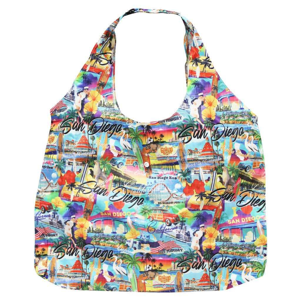 San Diego Foldable Tote Bag