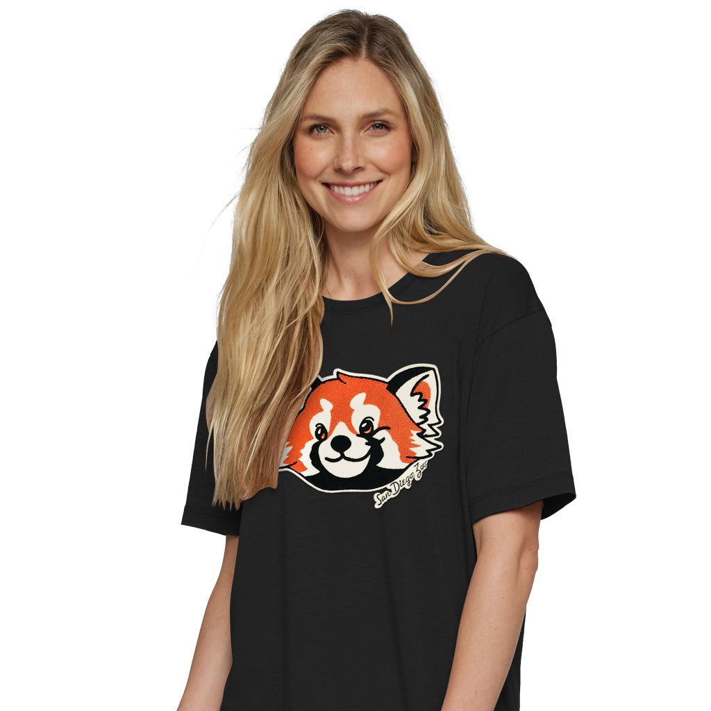 Red Panda Chenille Tee