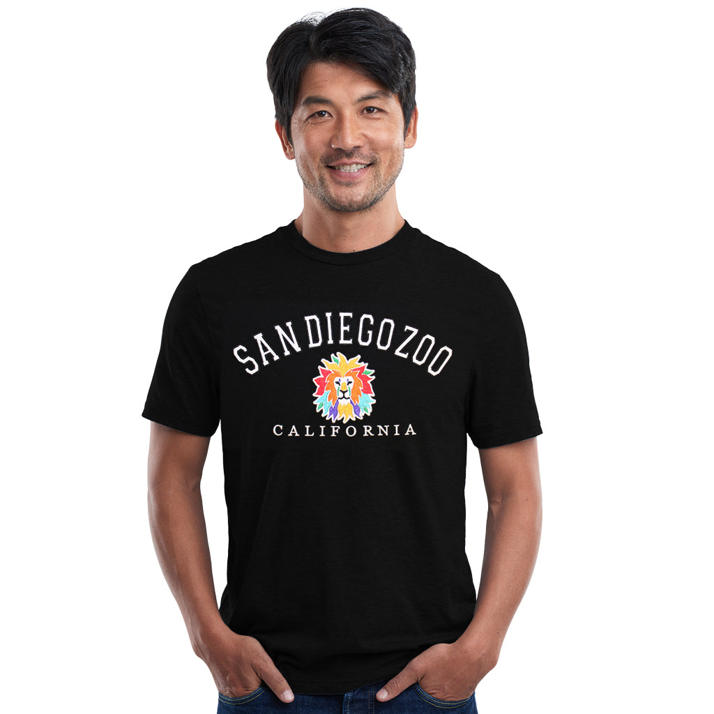 Colorful Lion Appliqué Tee