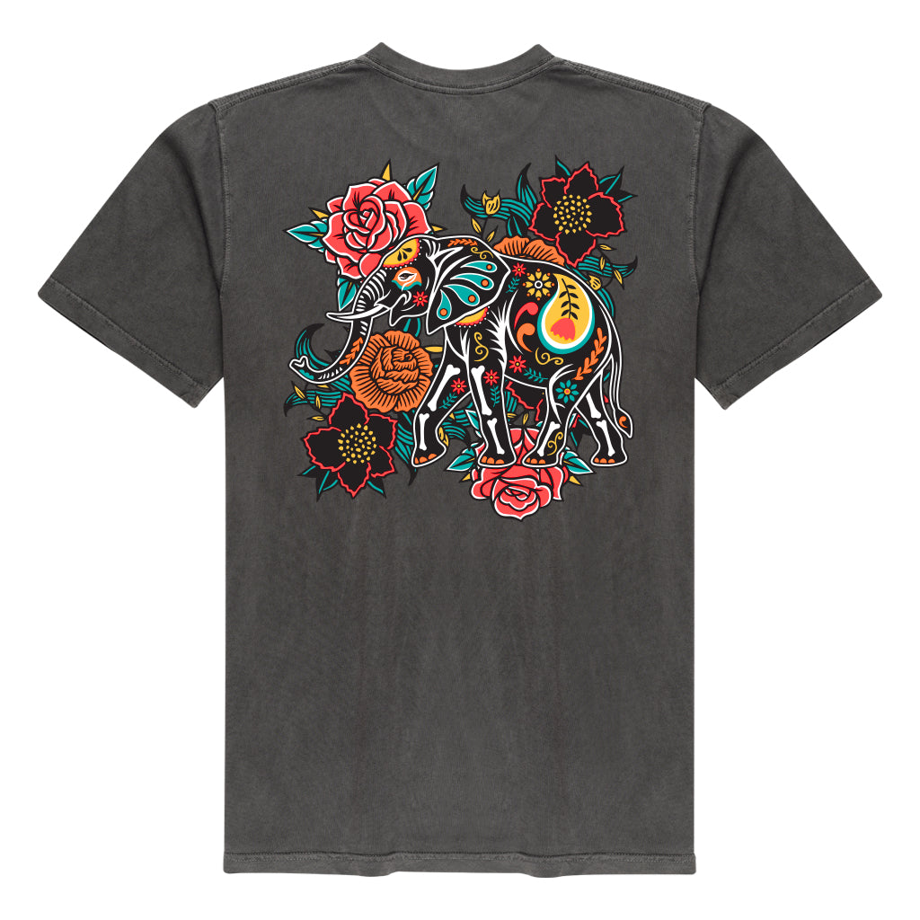 Día de los Muertos-Inspired Elephant Tee