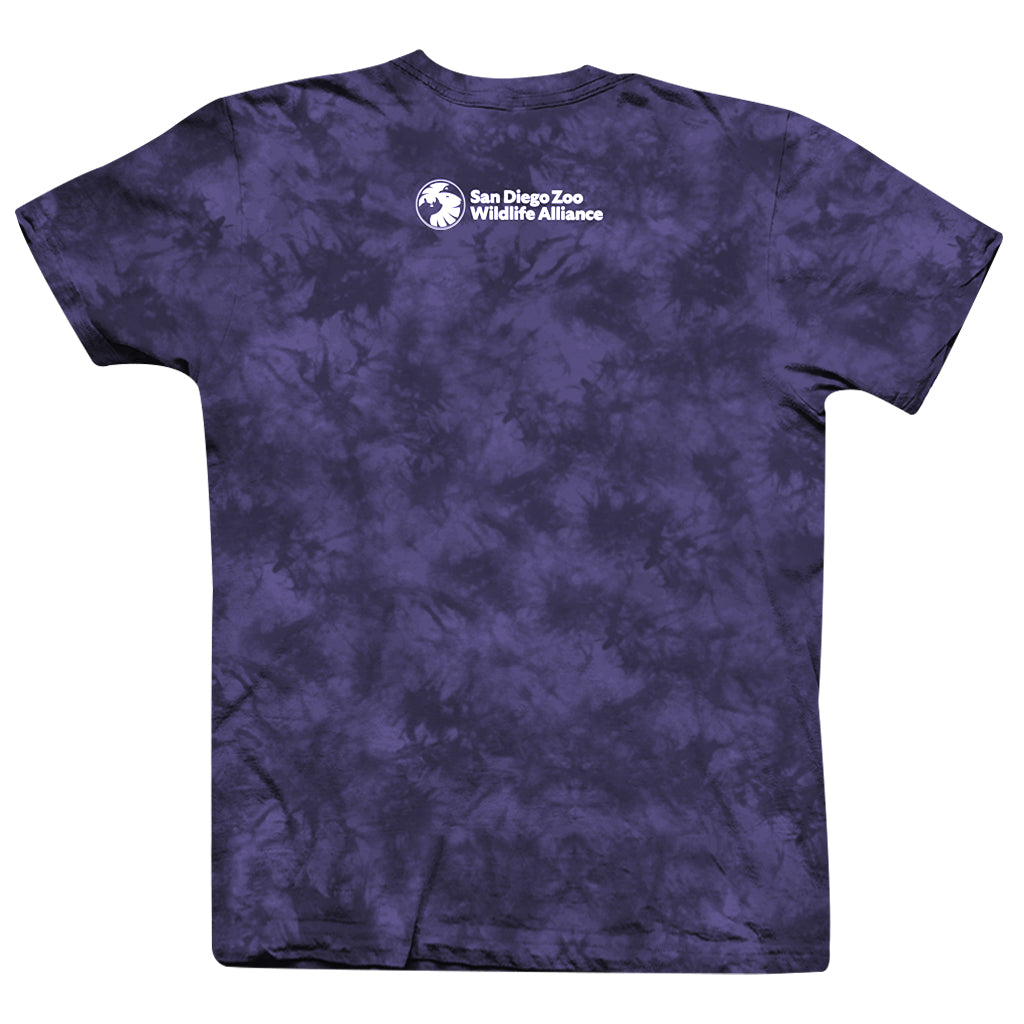 Panda Collage Tie-Dyed Tee