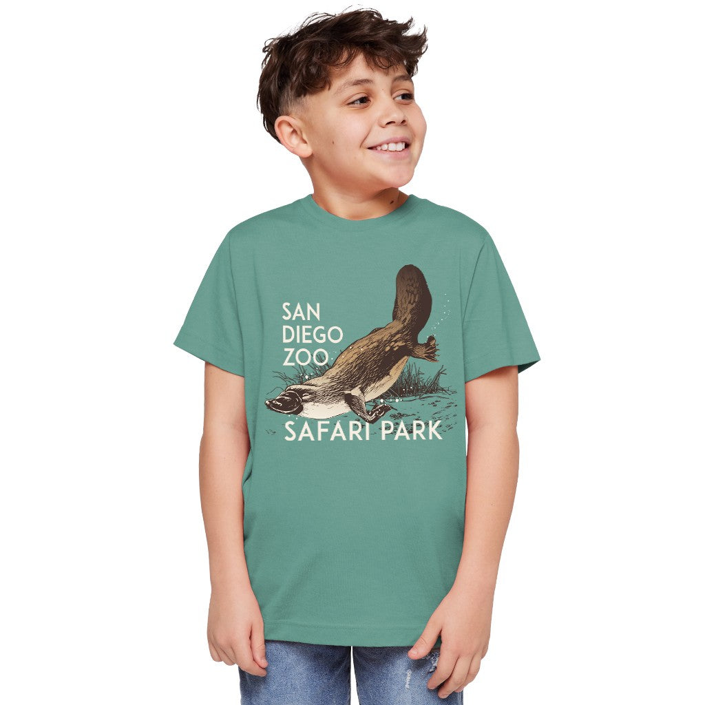 Swimming Platypus Kids Tee