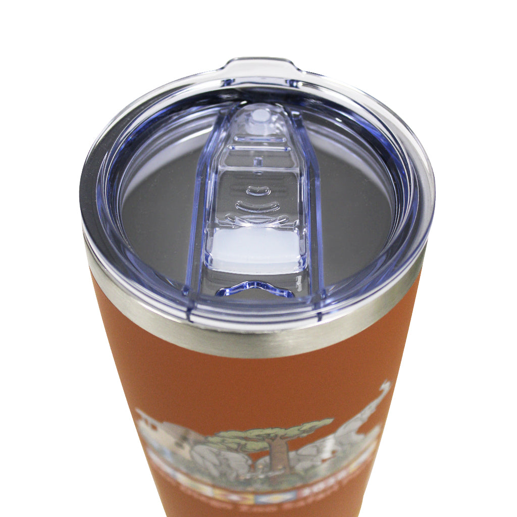 Giant Strides Elephant Cork Bottom Tumbler