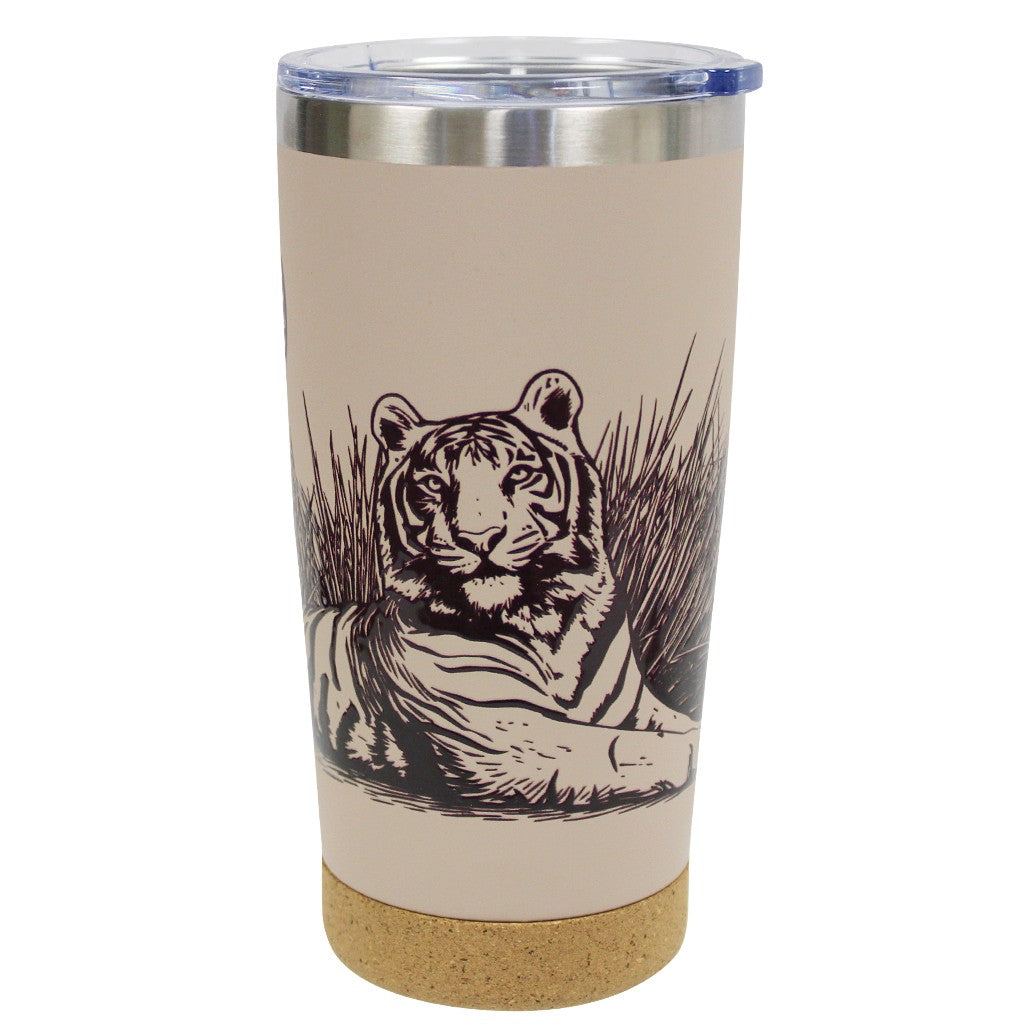 Tiger Fine Line Cork Bottom Tumbler