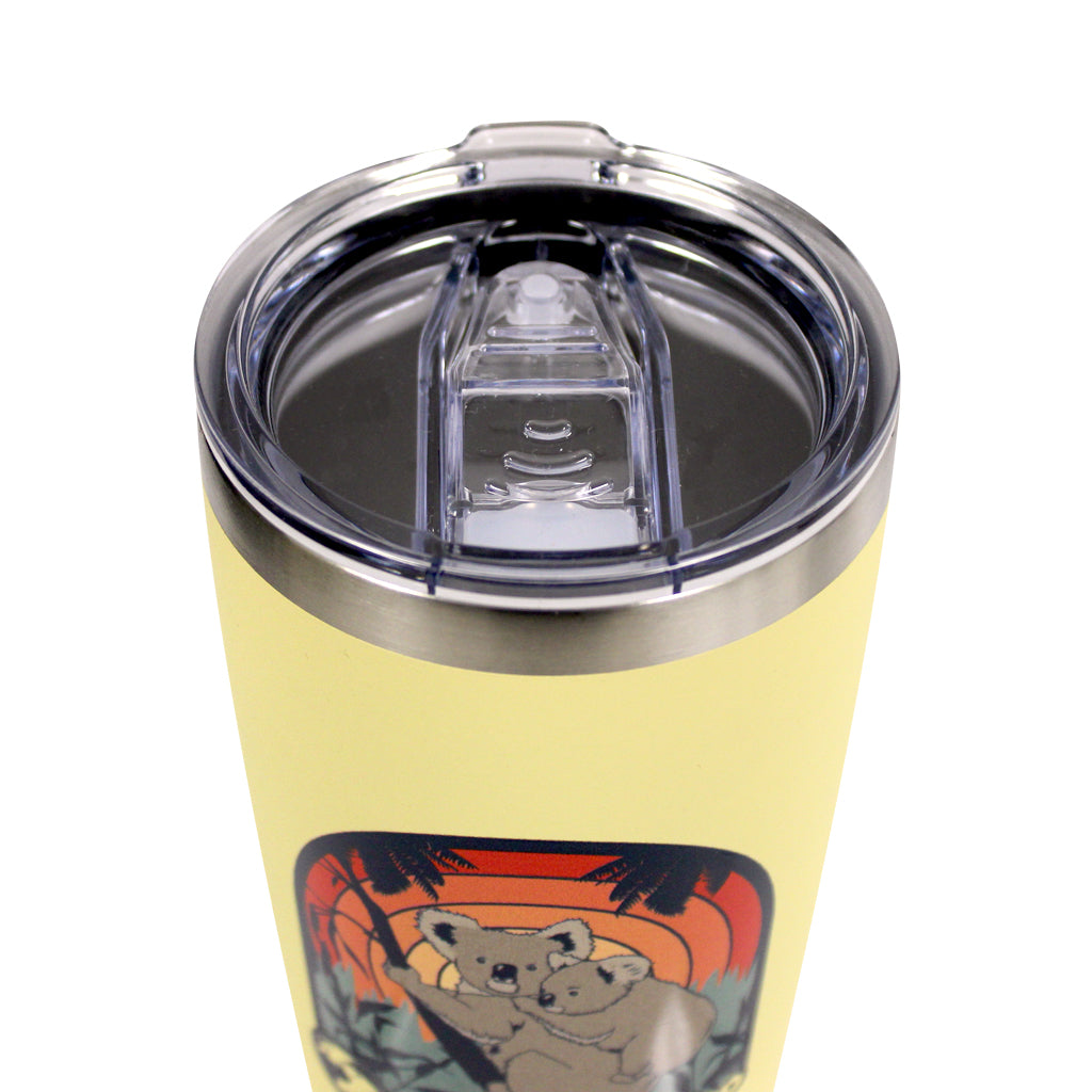 Koala Good Vibes Cork Bottom Tumbler