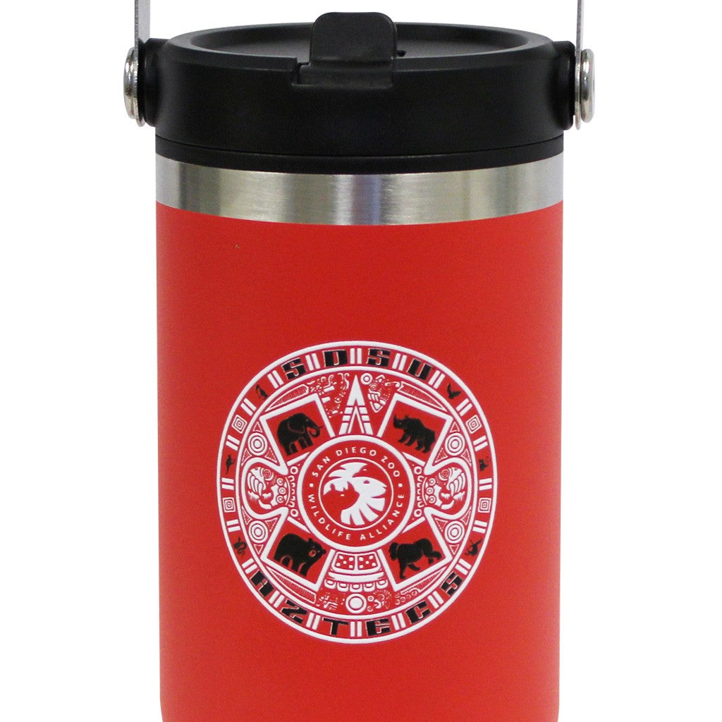 SDZWA x SDSU Aztec Calendar Water Bottle