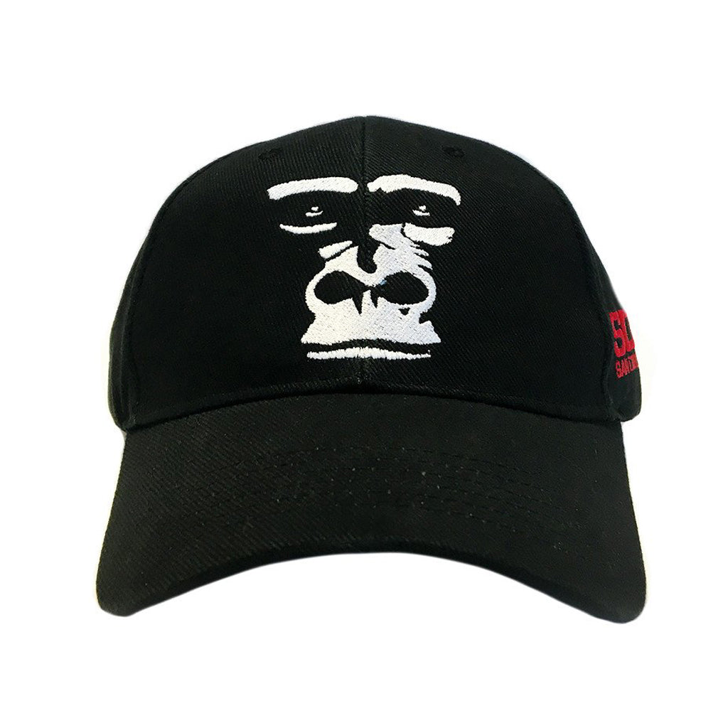 BLACK BASEBALL HAT CAP GORILLA SHADOW ADJUSTABLE