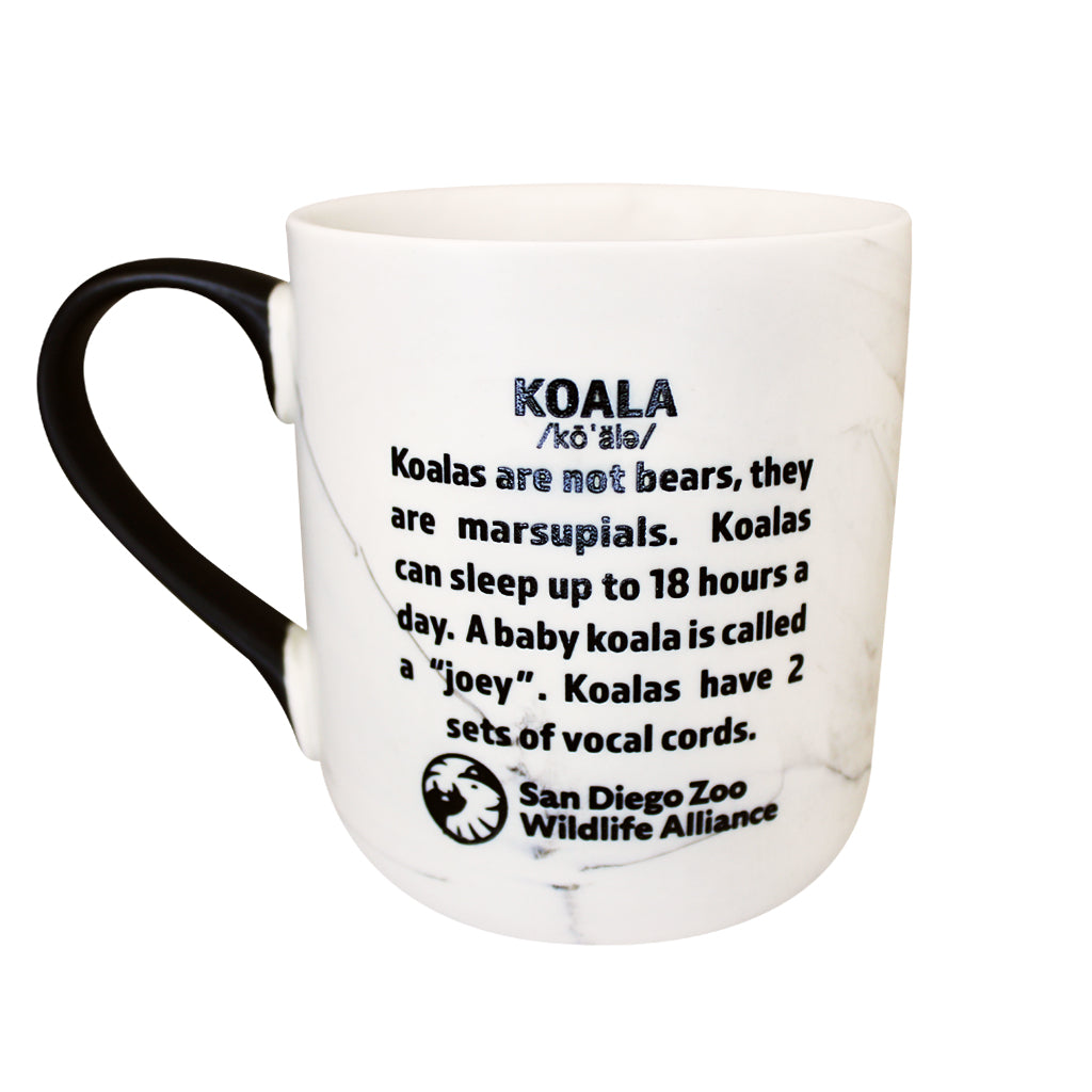 Koala Mug - Black Marble