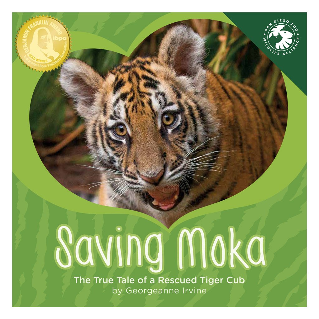 KIDS CHILDRENS BOOK TIGER SAVING MOKA HARD COVER HOPE AND INSPIRATION