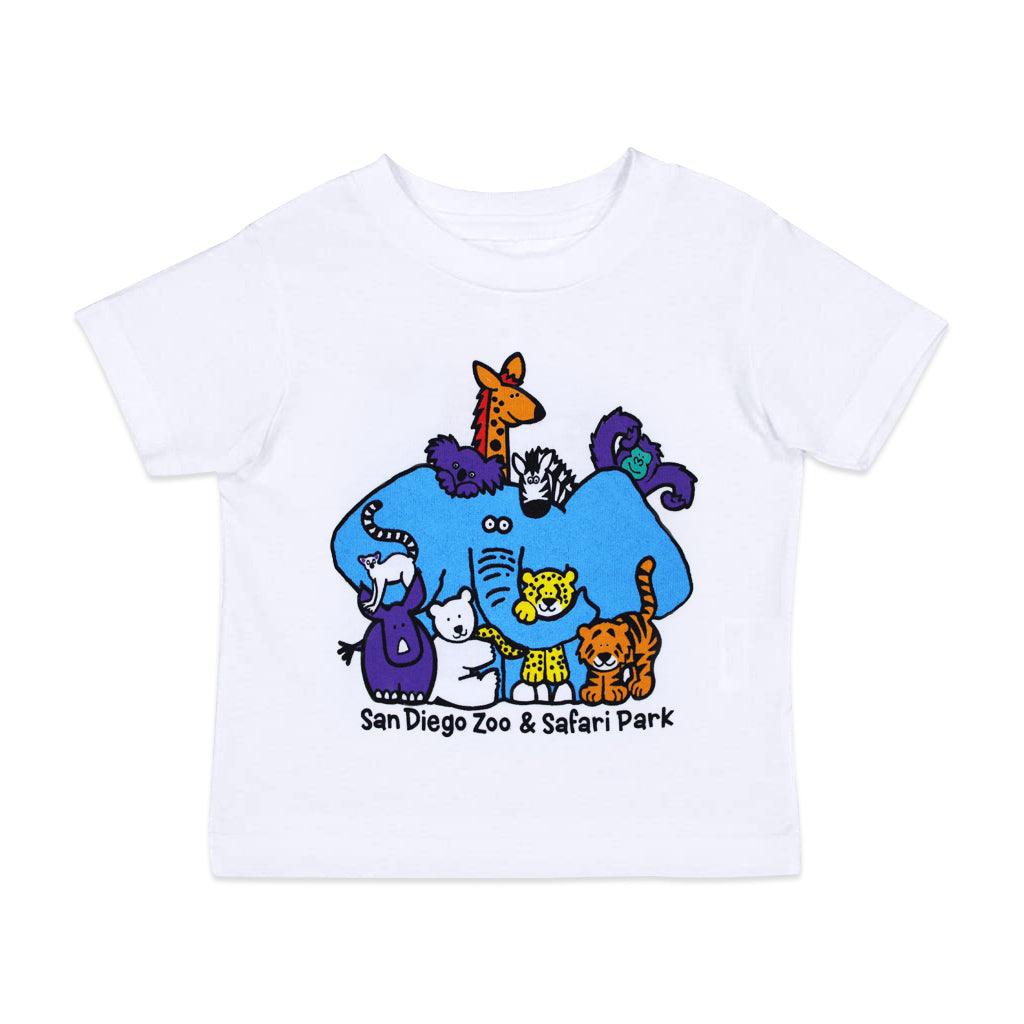WHITE INFANT BABY LAYETTE SHORT SLEEVE TEE  BABY BOOM
