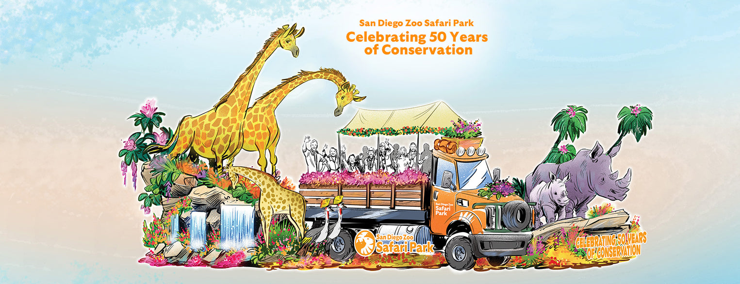 San Diego Zoo Safari Park Celebrated in the 134th Rose Parade