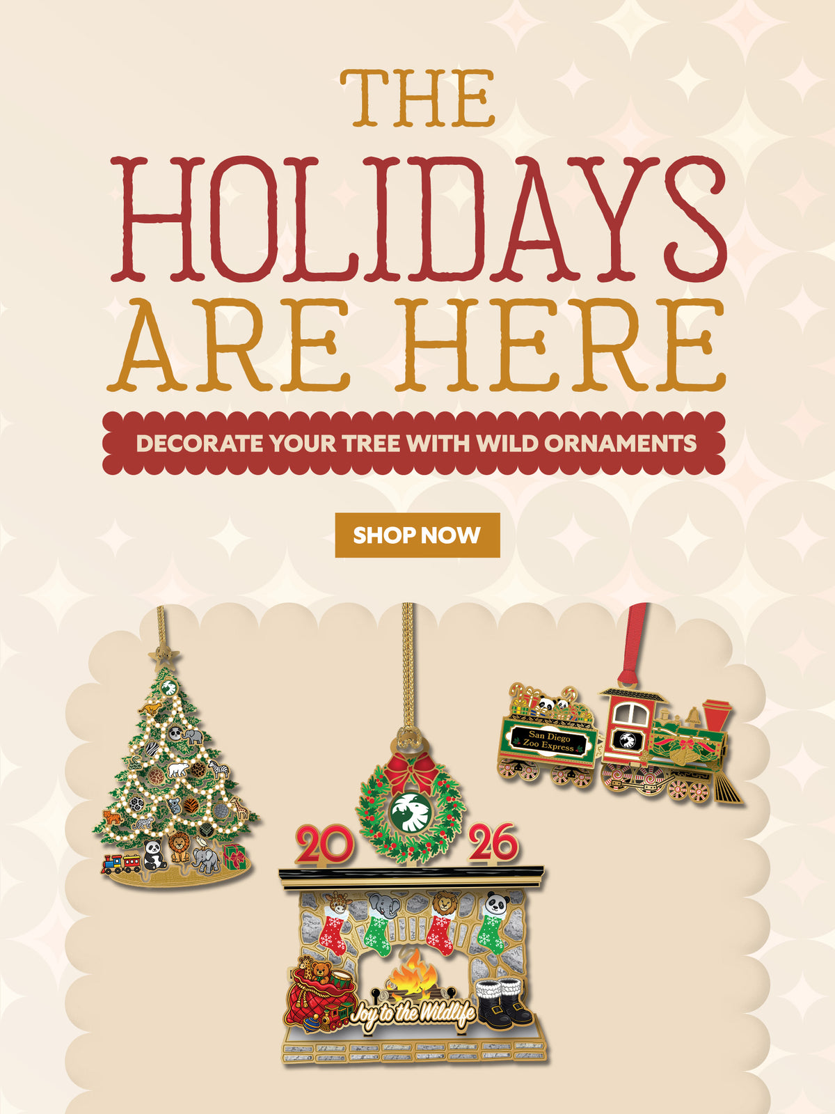 Celebrate the Holiday Season with Wild Ornaments