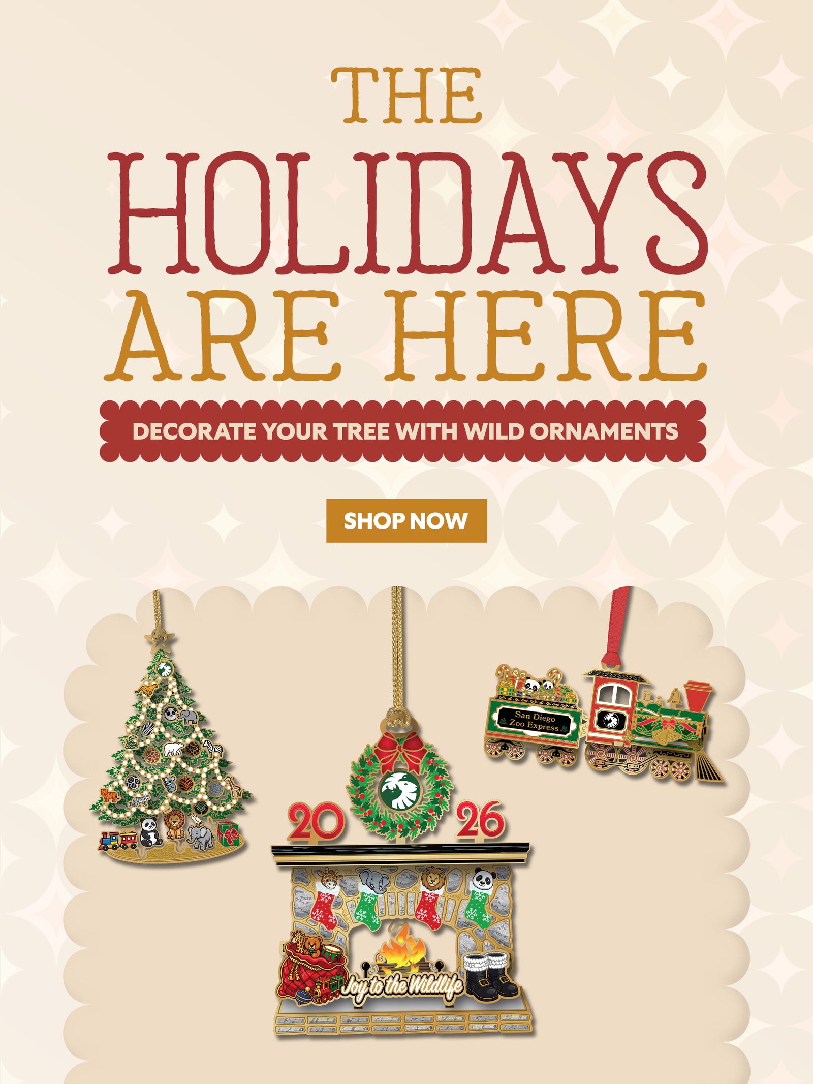 Celebrate the Holiday Season with Wild Ornaments