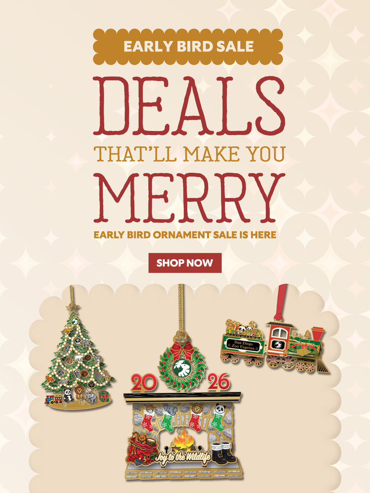 Early Bird Ornament Sale is Here