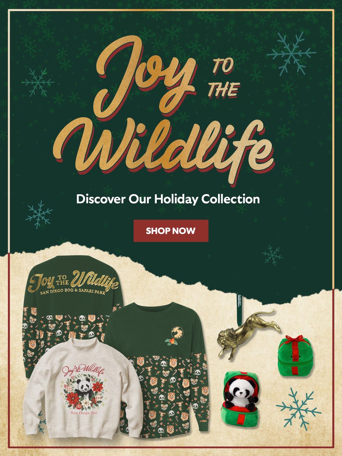 Discover Our Joy to the Wildlife Holiday Collection