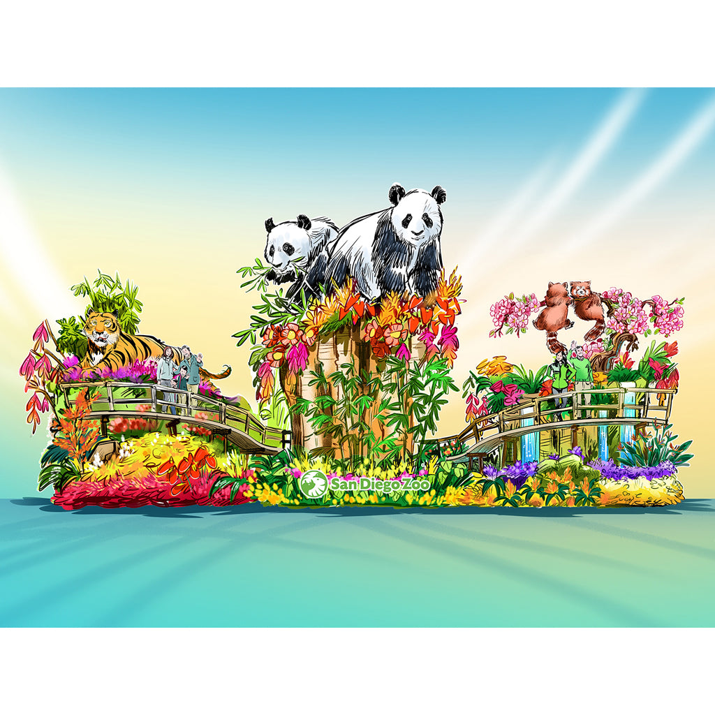 2025 Parade-Inspired Giant Panda Ornament