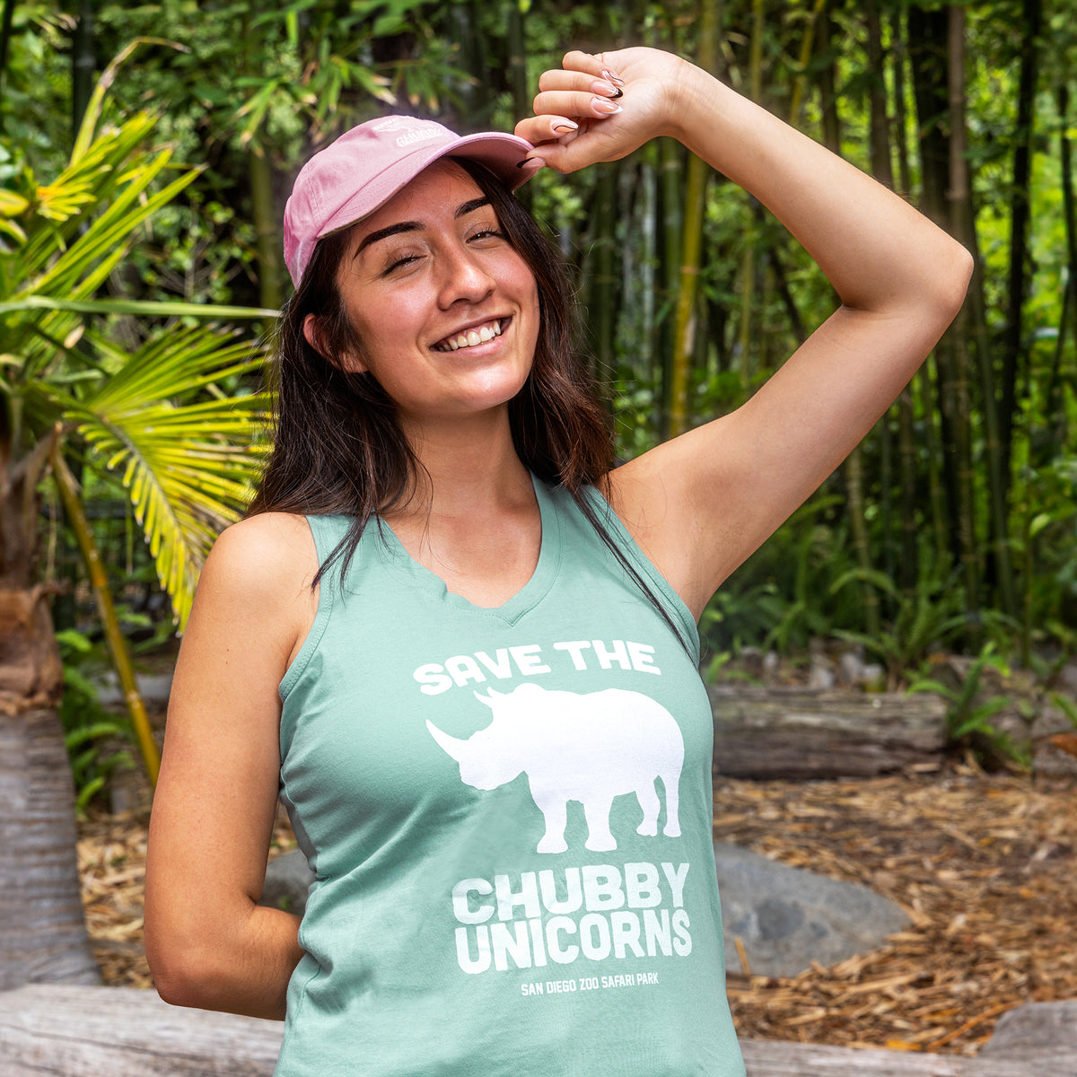 Save The Chubby Unicorns Baseball Cap - Pink